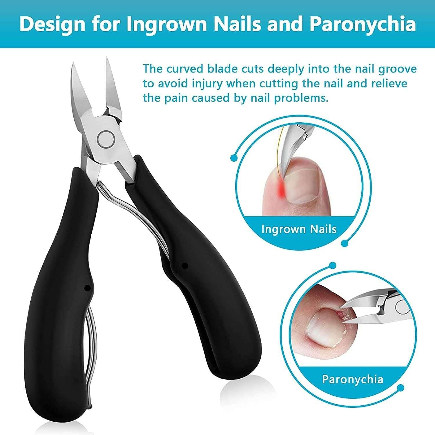 Nail Clipper, Pedicure Clippers Toe Nail Cutter for Men & Women Mystical9