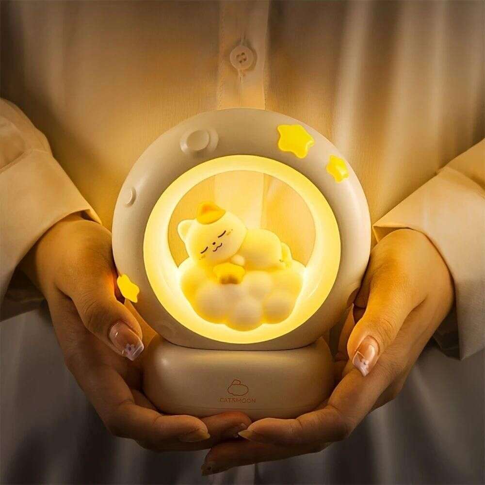 Moon LED Night Lamp with 3 Brightness Modes & Touch Contro Mystical9