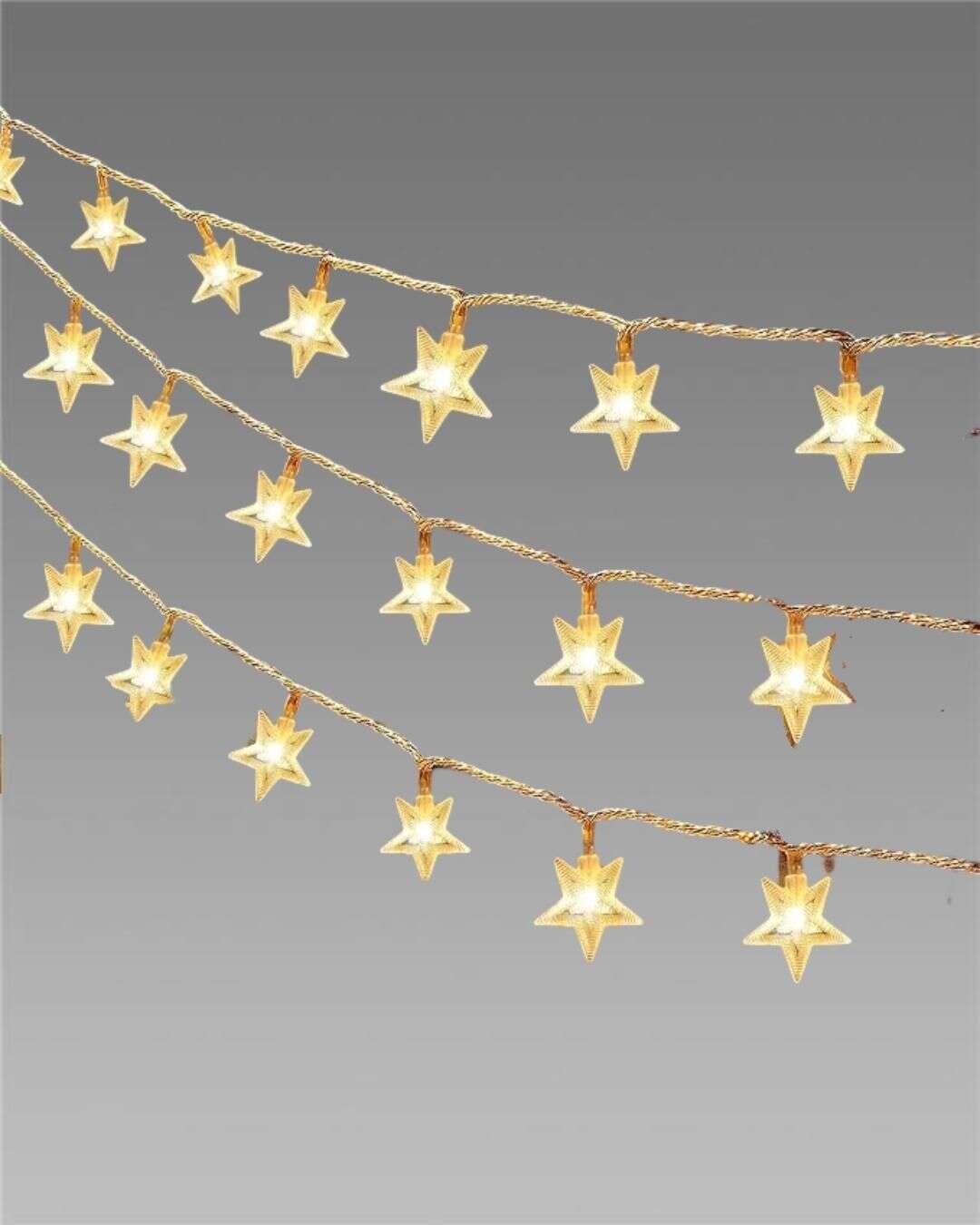 Serial String Star Lights for Decoration Mystical9