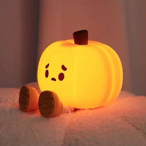 Sad Pumpkin Silicone Lamp Mystical9