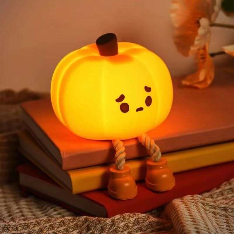 Sad Pumpkin Silicone Lamp Mystical9
