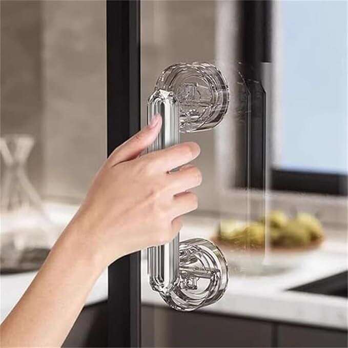 Crystal Suction Door Handle Mystical9