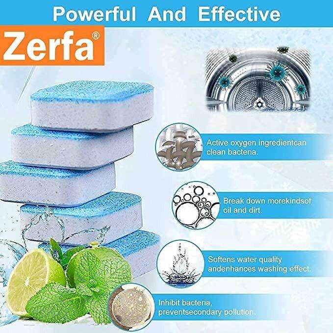 Cleaner Tablets for Washing Machine (Pack of 12) Mystical9