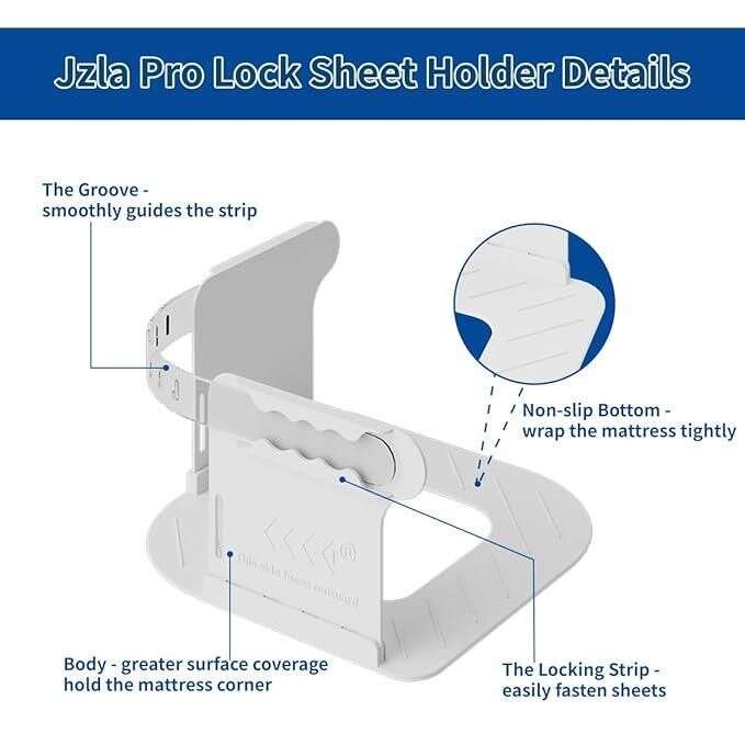 Bedsheet Lock Holder (4pc) Mystical9