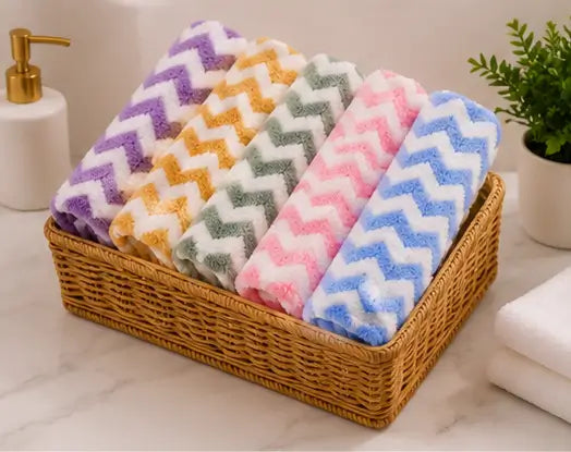 Microfiber Kitchen Cleaning Cloths (Pack of 5) – Ultra Soft Super Absorbent Dish Towels for Kitchen, Bathroom, Car & Home Cleaning