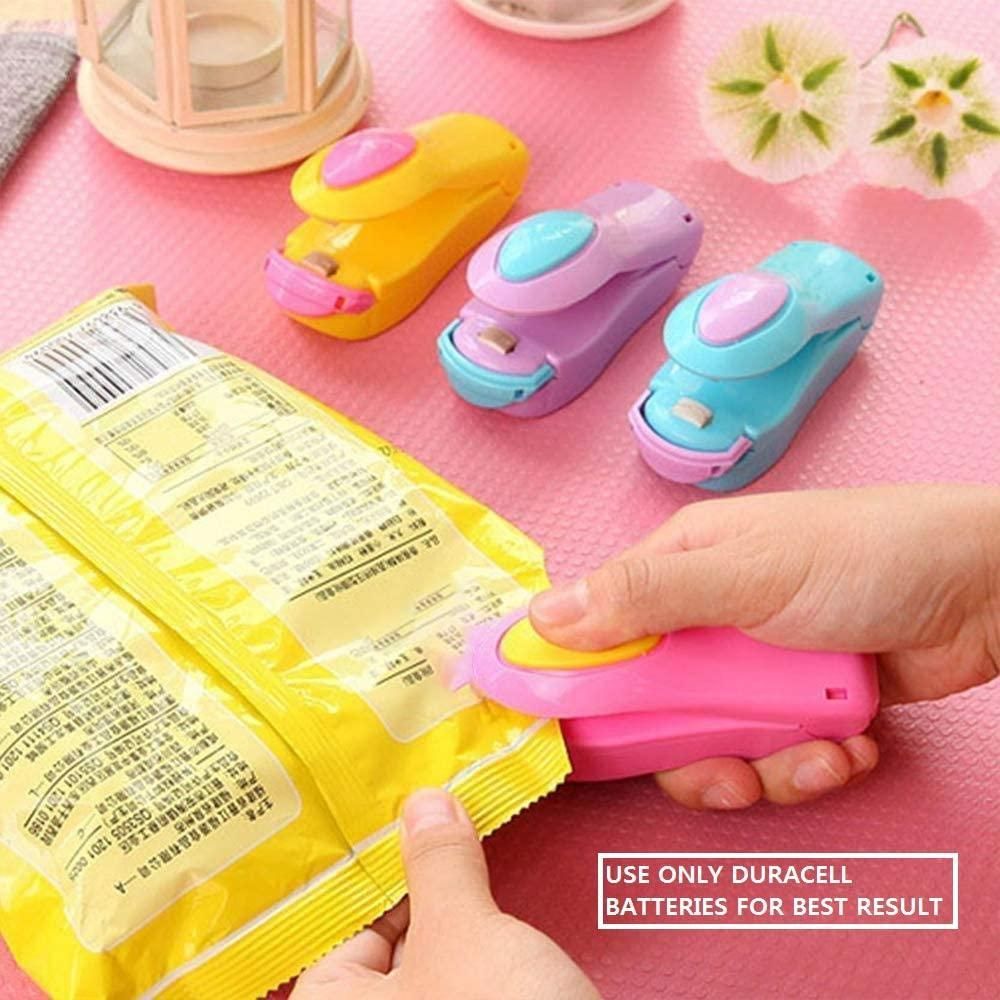 Portable mini sealing machine battery operated - Premium  from Mystical9 - Just Rs 399 /- Shop now at Mystical9.com