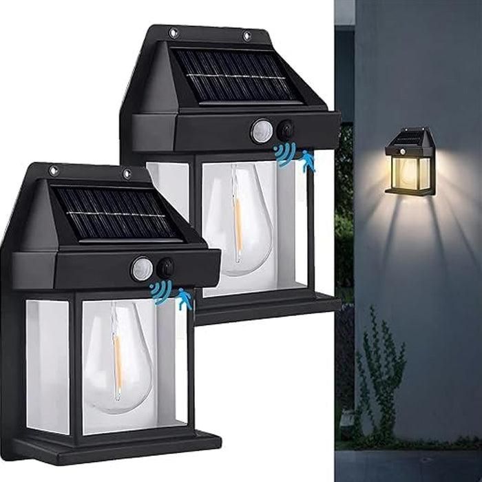 Solar Light Outdoor Wall Light - Premium  from Mystical9 - Just Rs 480 /- Shop now at Mystical9.com