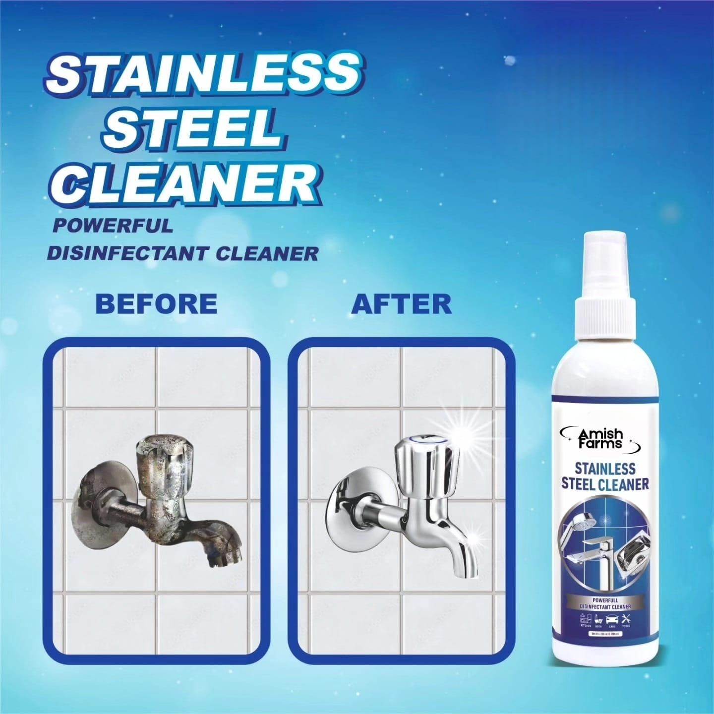 Stainless Steel Cleaner and Polish- 100 ML - Premium  from Mystical9 - Just Rs 499 /- Shop now at Mystical9.com