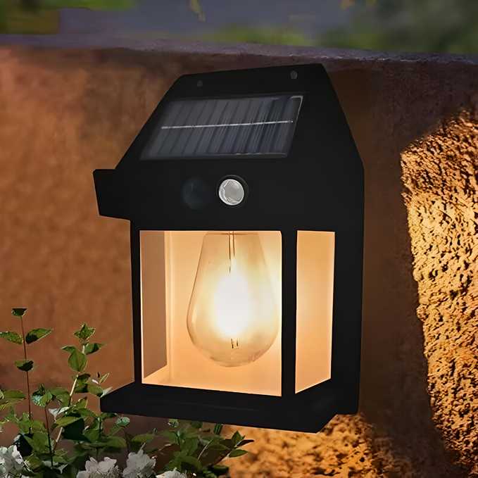 Solar Light Outdoor Wall Light - Premium  from Mystical9 - Just Rs 480 /- Shop now at Mystical9.com