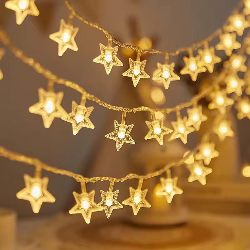 Serial String Star Lights for Decoration - Premium  from Mystical9 - Just Rs 590 /- Shop now at Mystical9.com