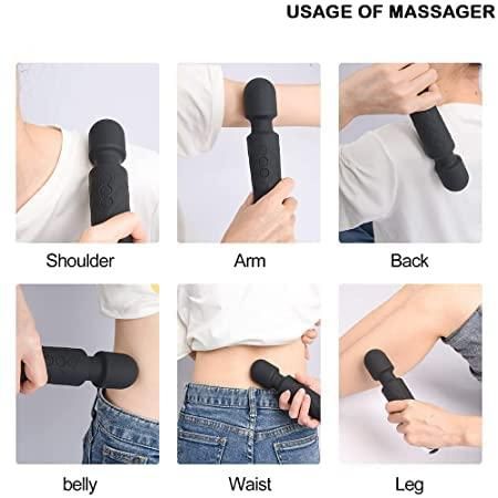 Rechargeable Body Wand Full Body Massager - Premium  from Mystical9 - Just Rs 899 /- Shop now at Mystical9.com