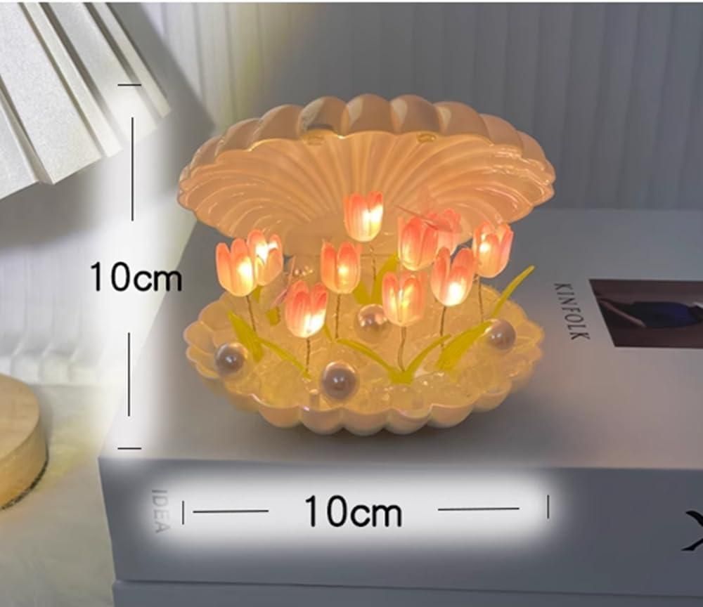 Tulip Night Light Flower Lamp Shell Light - Premium  from Mystical9 - Just Rs 935 /- Shop now at Mystical9.com