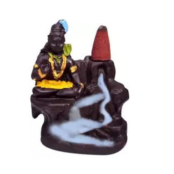 Backflow Smoke RadhaKrishn & Shiva with 20 Smoke Incense Cone For Living Room, Bed room, Office and Home D�cor ? 10 cm - Premium  from Mystical9 - Just Rs 600 /- Shop now at Mystical9.com