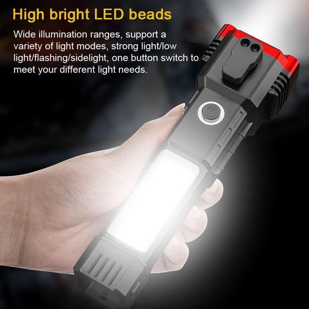 Multifunctional Work Portable LED Flashlight - Premium  from Mystical9 - Just Rs 590 /- Shop now at Mystical9.com