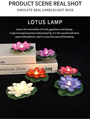 Sensor Water Floating Smokeless Candles & Lotus Flowers (Pack of 3) - Premium  from Mystical9 - Just Rs 649 /- Shop now at Mystical9.com