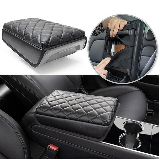 Leather Waterproof Armrest Seat Box Cover Pad Protector - Premium  from Mystical9 - Just Rs 672 /- Shop now at Mystical9.com