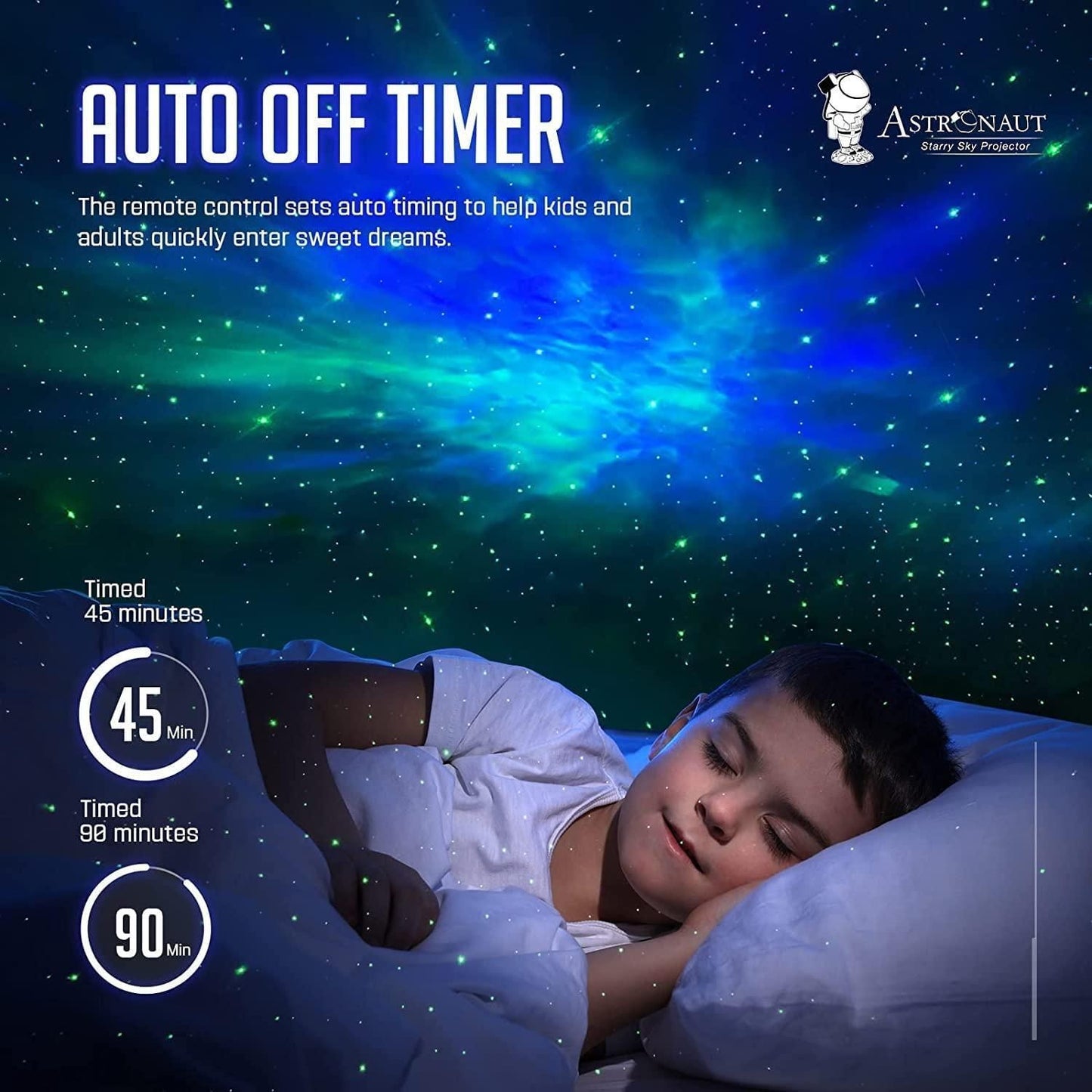 Astronaut Galaxy Projector - 360 Magnetic Head Rotation, Remote Control - Premium  from Mystical9 - Just Rs 999 /- Shop now at Mystical9.com