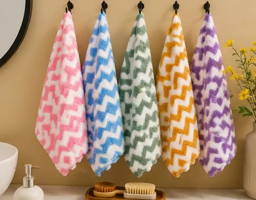 Microfiber Kitchen Cleaning Cloths (Pack of 5) – Ultra Soft Super Absorbent Dish Towels for Kitchen, Bathroom, Car & Home Cleaning
