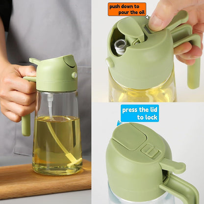 500ml Portable Sprayer Oil Dispenser - Premium  from Mystical9 - Just Rs 499 /- Shop now at Mystical9.com