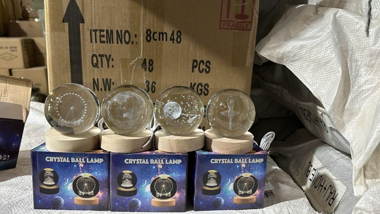 3D Crystal Lamp Ball(Assorted Design) - Premium  from Mystical9 - Just Rs 999 /- Shop now at Mystical9.com