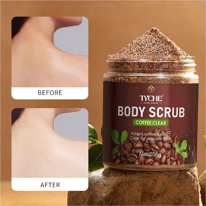 Tyche Coffee Clear Body Scrub - For Face & Body (256g) - Premium  from Mystical9 - Just Rs 900 /- Shop now at Mystical9.com