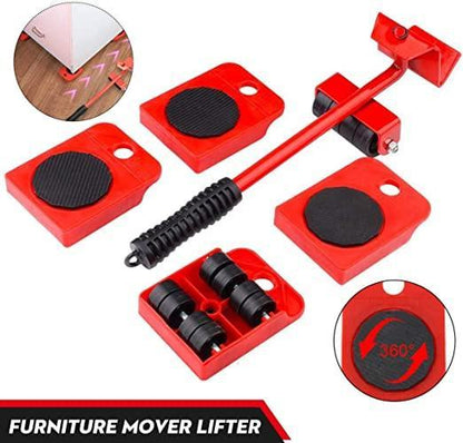 Furniture Lifter -Furniture Lifter Mover Tool Set Heavy Duty Furniture Shifting Lifting Moving Tool with Wheel Pads - Premium  from Mystical9 - Just Rs 879 /- Shop now at Mystical9.com