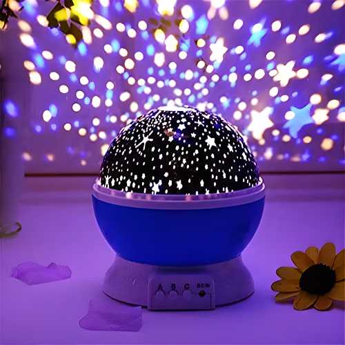 Star Master Dream Color Changing Rotating Projection Lamp - Premium  from Mystical9 - Just Rs 499 /- Shop now at Mystical9.com