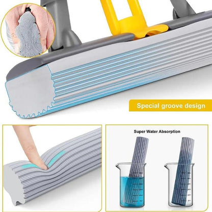 Multi-Purpose Foldable Floor Cleaning Squeeze Mop Wiper - Premium  from Mystical9 - Just Rs 699 /- Shop now at Mystical9.com