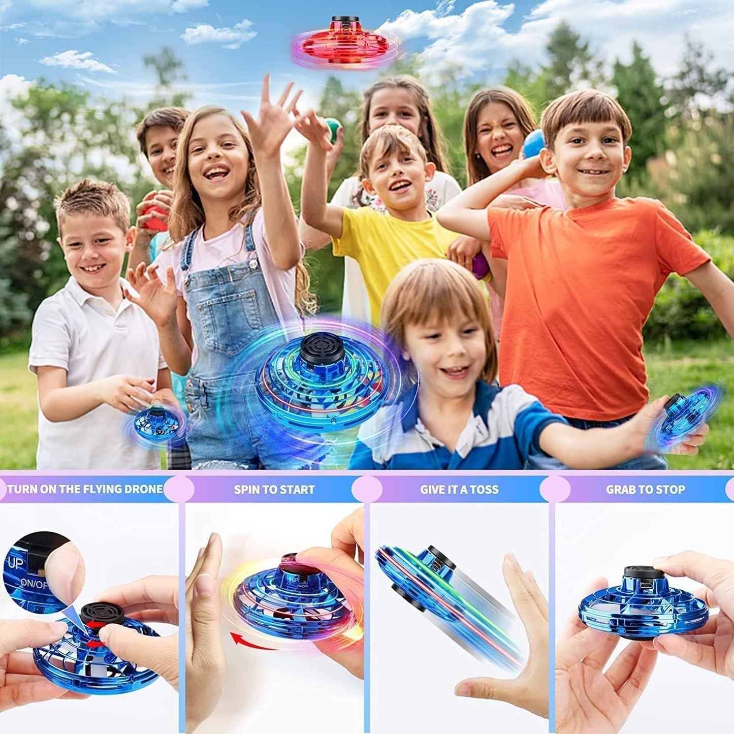 Magic Flying Orb Spinner Outdoor Toys?Assorted Color? - Premium  from Mystical9 - Just Rs 749 /- Shop now at Mystical9.com