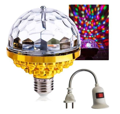 Rotating Magic Ball Light with Lamp Holder Set - Premium  from Mystical9 - Just Rs 870 /- Shop now at Mystical9.com