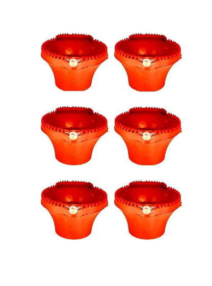 LED Light Water Sensor Diyas Plastic with, Ambient Lights, (Pack of 6/12/18/24) - Premium  from Mystical9 - Just Rs 280 /- Shop now at Mystical9.com