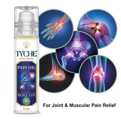 Tyche Pain Oil - Joint & Muscular Pain Relief Oil 15 ml - Premium  from Mystical9 - Just Rs 550 /- Shop now at Mystical9.com