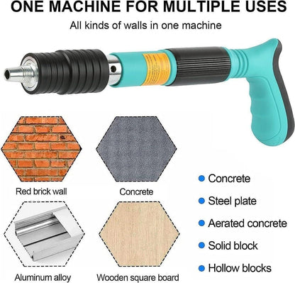 4 Speed Adjustable Manual Steel Concrete Nail Gun Tool - Premium  from Mystical9 - Just Rs 1199 /- Shop now at Mystical9.com