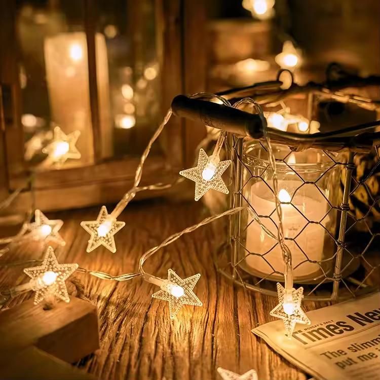 Serial String Star Lights for Decoration - Premium  from Mystical9 - Just Rs 590 /- Shop now at Mystical9.com