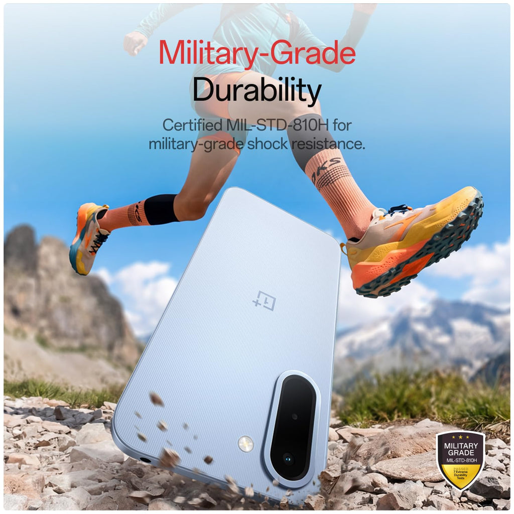 OnePlus N6x | 4GB+128GB | Burgundy Red | 7000mAh Battery | Power for Days | 48-Months Smoothness | Smooth 120Hz Display | Largest 5300mm2 Cooling System | Military-Grade Durability