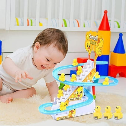 Duck Slide Toy Set, Funny Automatic Stair - Premium  from Mystical9 - Just Rs 1100 /- Shop now at Mystical9.com