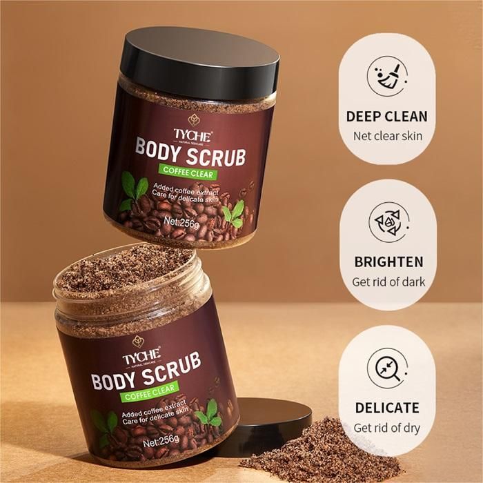 Tyche Coffee Clear Body Scrub - For Face & Body (256g) - Premium  from Mystical9 - Just Rs 900 /- Shop now at Mystical9.com