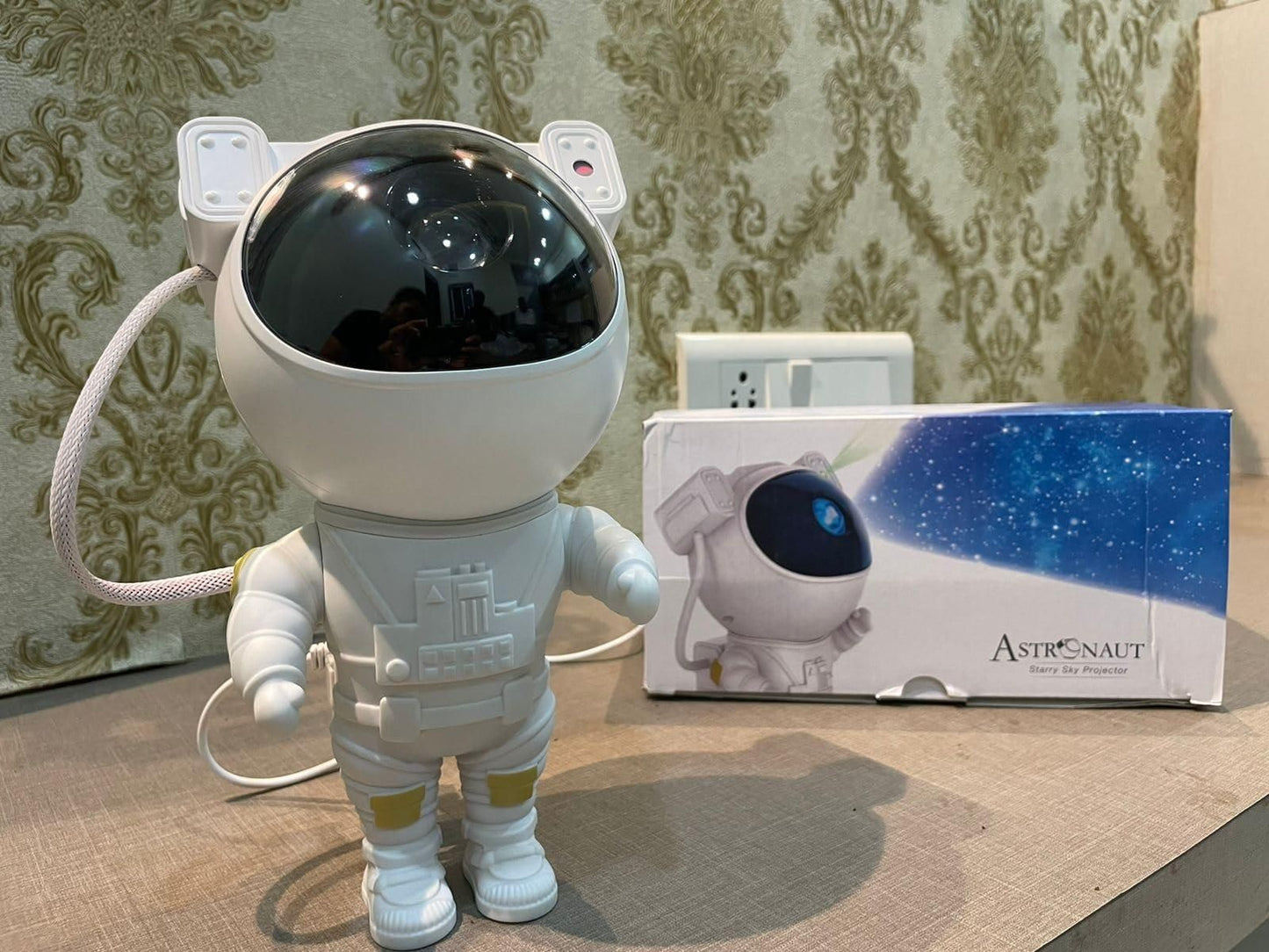 Astronaut Galaxy Projector - 360 Magnetic Head Rotation, Remote Control - Premium  from Mystical9 - Just Rs 999 /- Shop now at Mystical9.com