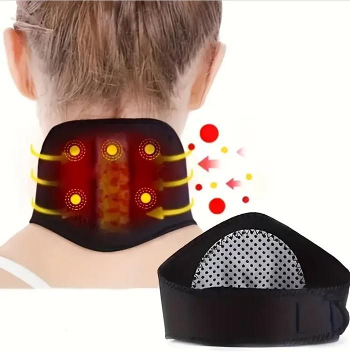 Tourmaline Neck Brace Neck Massager Magnetic Neck Support - Premium  from Mystical9 - Just Rs 599 /- Shop now at Mystical9.com