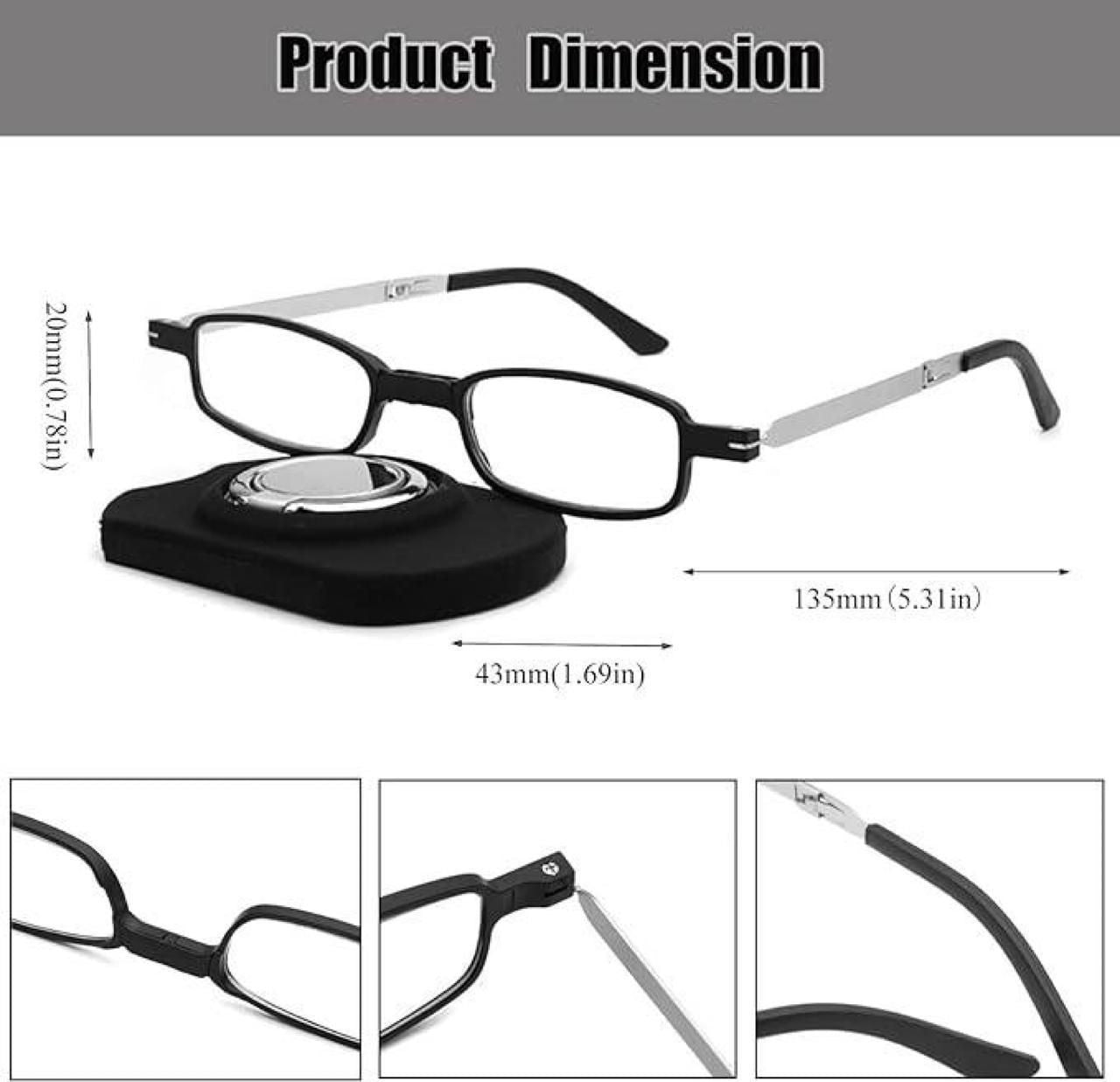 Anti Blue Light Folding reading Glasses For Men - Premium  from Mystical9 - Just Rs 899 /- Shop now at Mystical9.com