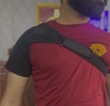 SPOSAFE Shoulder Support Back Brace - Premium  from Mystical9 - Just Rs 600 /- Shop now at Mystical9.com