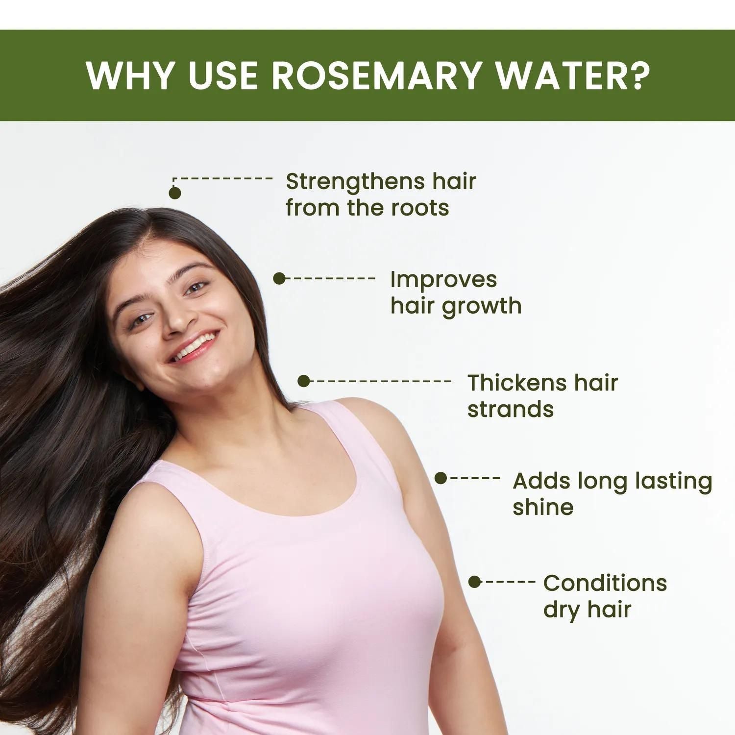 Rosemary Water, Hair Spray For Regrowth (Pack of 2 Bottle & 1 Sprayer) - Premium  from Mystical9 - Just Rs 700 /- Shop now at Mystical9.com