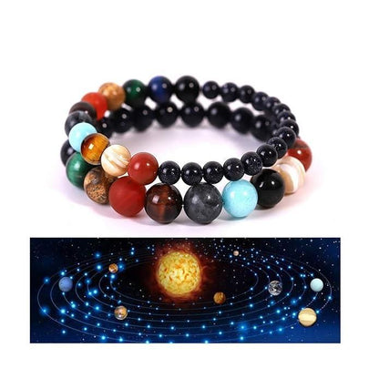 Galaxy Gem Beads Bracelet (Pack of 2) - Premium  from Mystical9 - Just Rs 799 /- Shop now at Mystical9.com