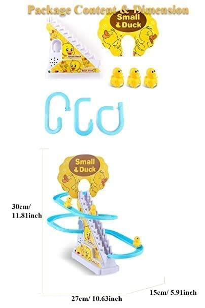 Duck Slide Toy Set, Funny Automatic Stair - Premium  from Mystical9 - Just Rs 1100 /- Shop now at Mystical9.com