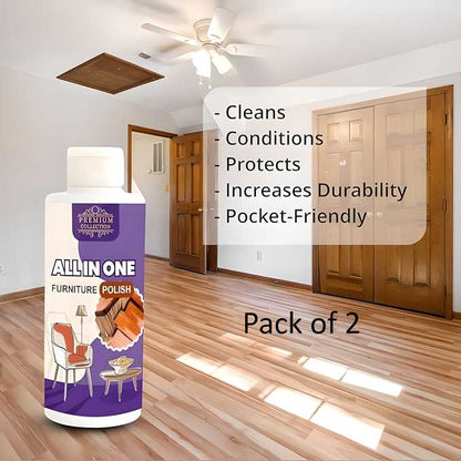 Polish Furniture Cleaner Shiner Floor Coating Paint Wood 100ML (Pack of 2) - Premium  from Mystical9 - Just Rs 499 /- Shop now at Mystical9.com