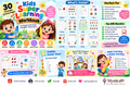 kids Super Learning Workbook – 30 Printable Activity Pages | Preschool & Early Learning PDF