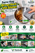 20 Pcs Multipurpose Wire Dishwashing Rags – Non-Scratch Reusable Kitchen Cleaning Cloth for Dishes, Sinks, Cookware & Counters | Wet & Dry Use