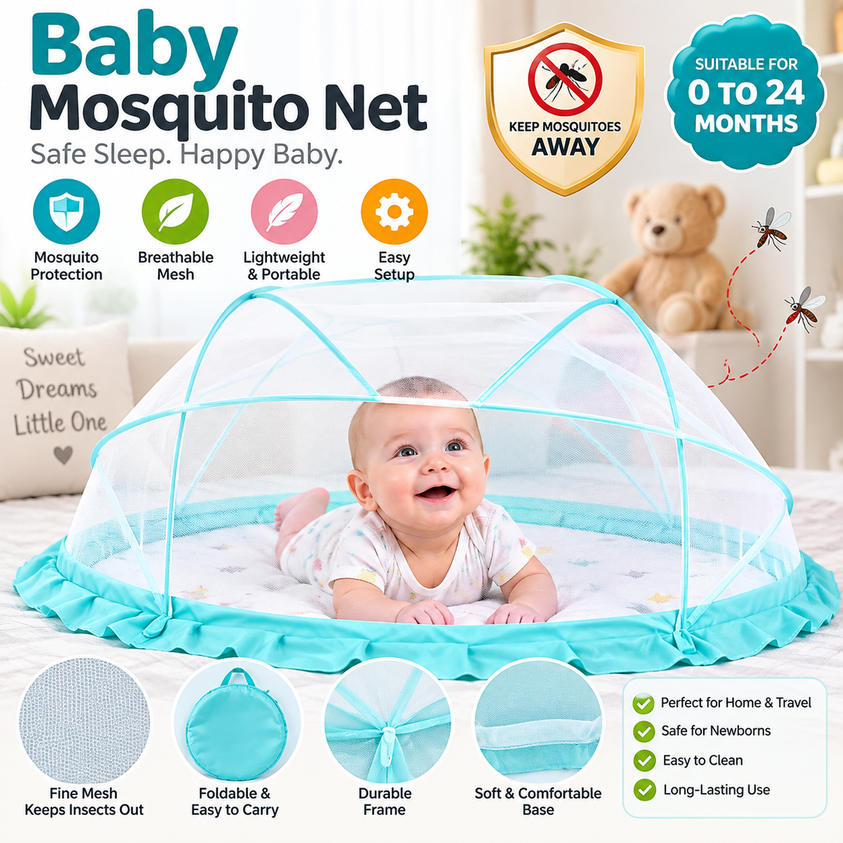 Mystical Baby Mosquito Net for Bed