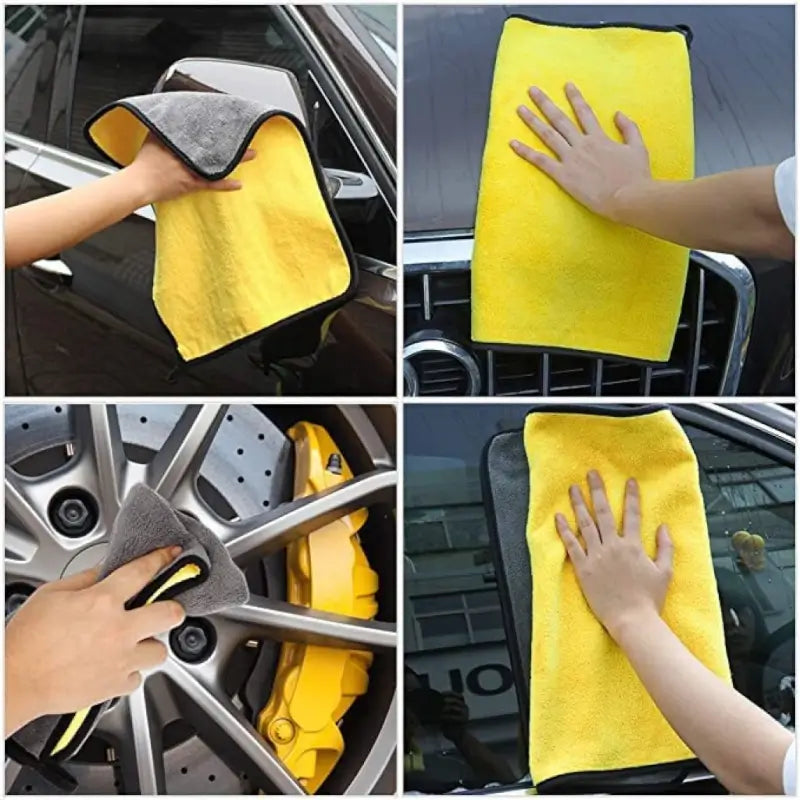 40x40 cm Microfiber Towel Cleaning Cloth for Car, Home, Kitchen and Multipurpose Cleaning, 1 Pc