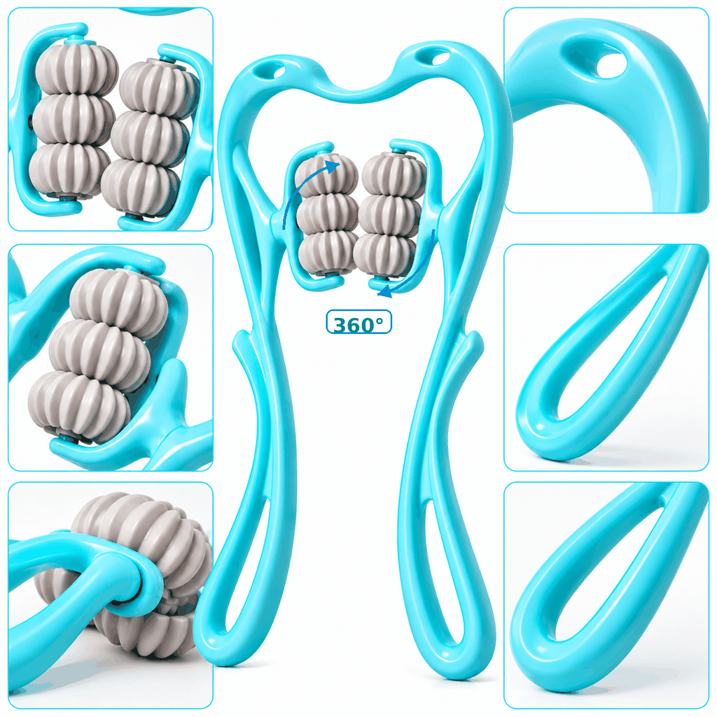 360° Neck & Shoulder Massager – Deep Rolling Muscle Relaxer